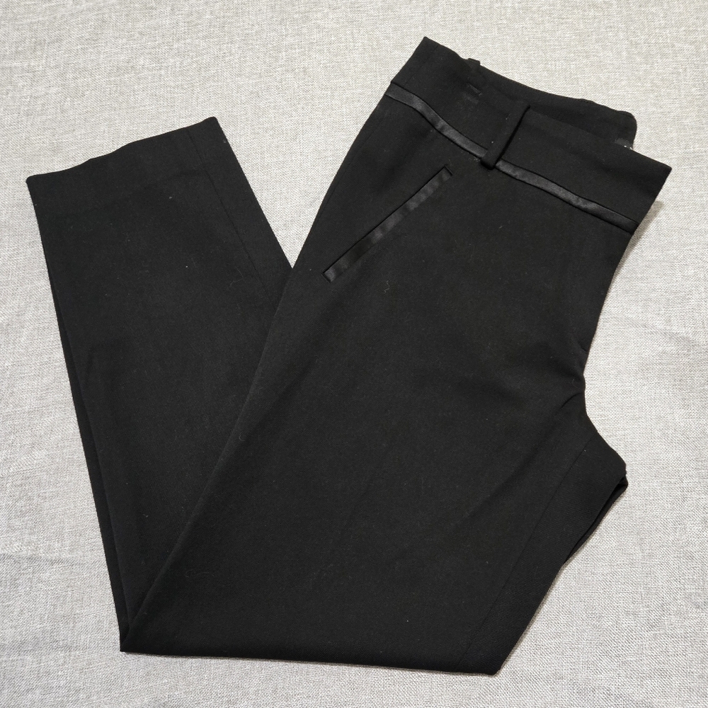 LOFT Black Trouser Pants Marisa Fit Size 6
